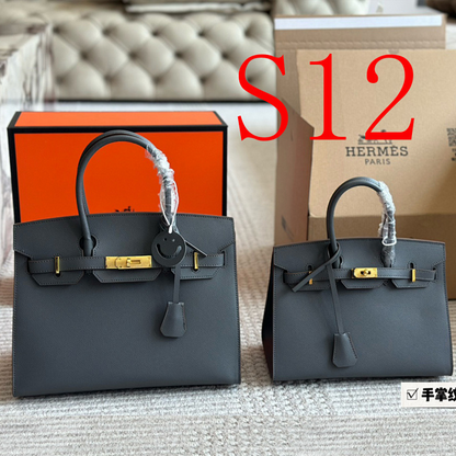 MHP6 Classic leather handbag 25CM 30CM With Box