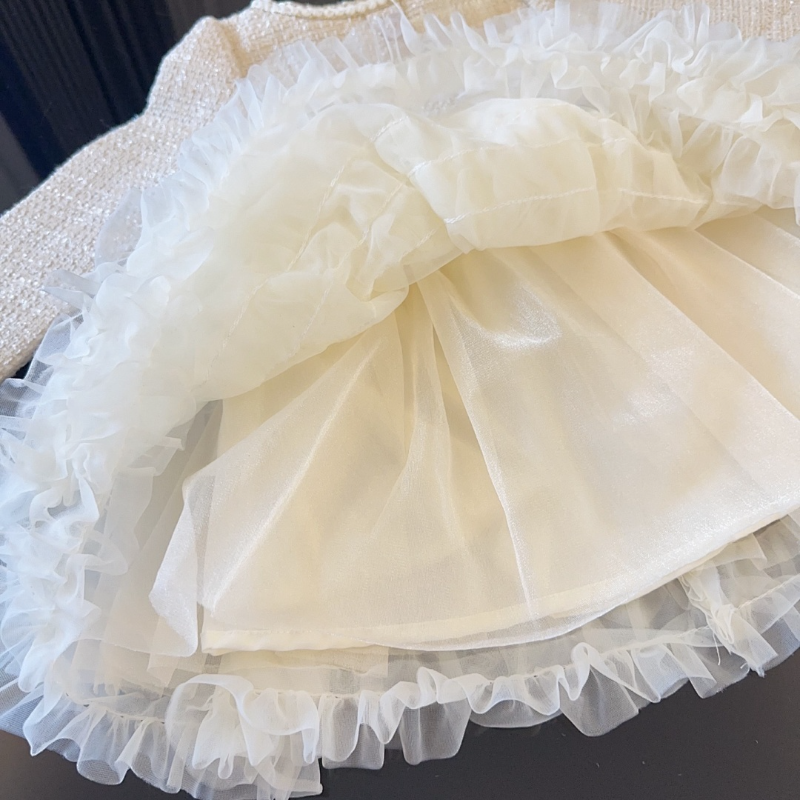 TCHC14 New girls' spring and autumn season dress thin dress clothing