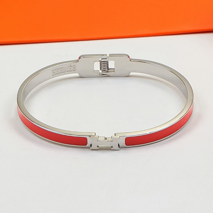 HB58 Narrow Edition H Letter Titanium Steel Bracelet for women jewelry