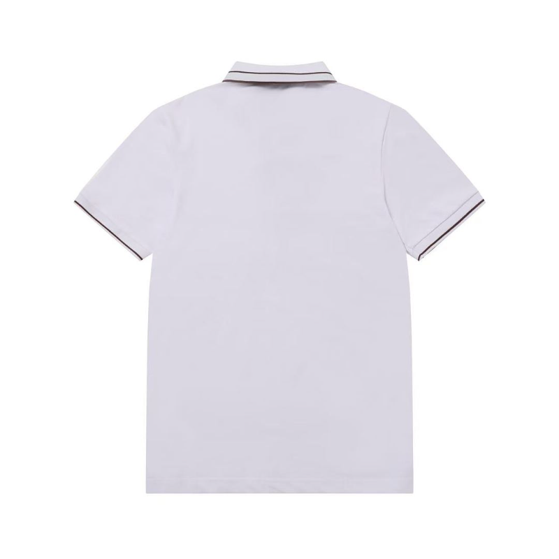 GUC030 New Summer Men's Polo Top with High Quality Beaded Pulling Frame Cotton Fabric Clothing