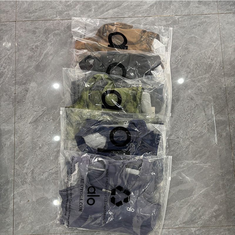 alo5101 Women's yoga clothes, sports bras, vest style underwear, elastic back tight fitting clothes, tie dye clothing