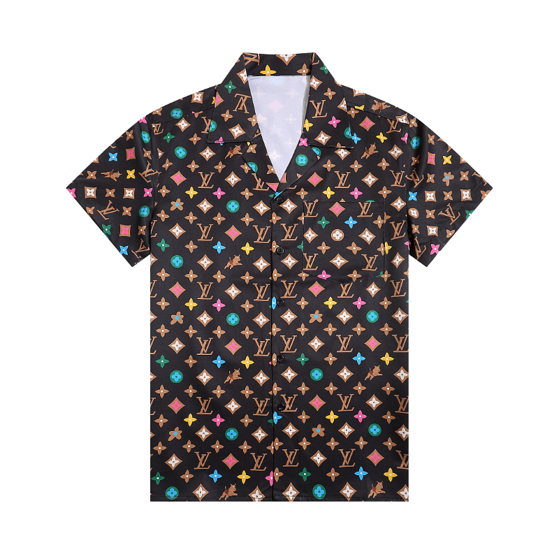 LVC166 New men's summer seaside vacation style casual shirt clothing