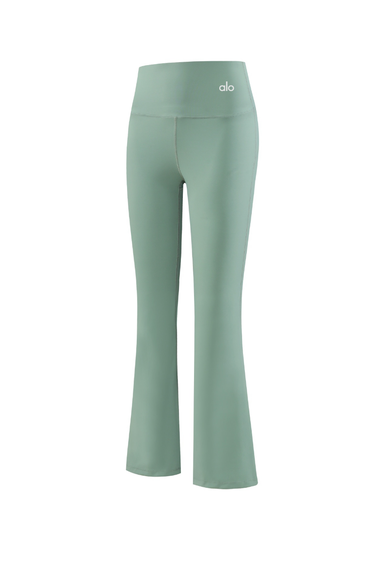 zalo120  Women's yoga pants, women's high waisted seamless tight fitting sports micro flared pants clothing