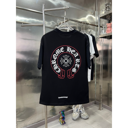 KLC34  New high-quality men's and women's summer pure cotton T-shirt short sleeved top clothing
