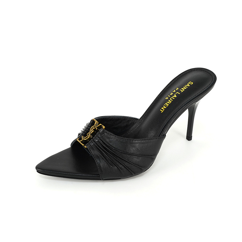 OYS12 Classic 6.5CM 9CM High heels 35-43 for women Leather shoes Box