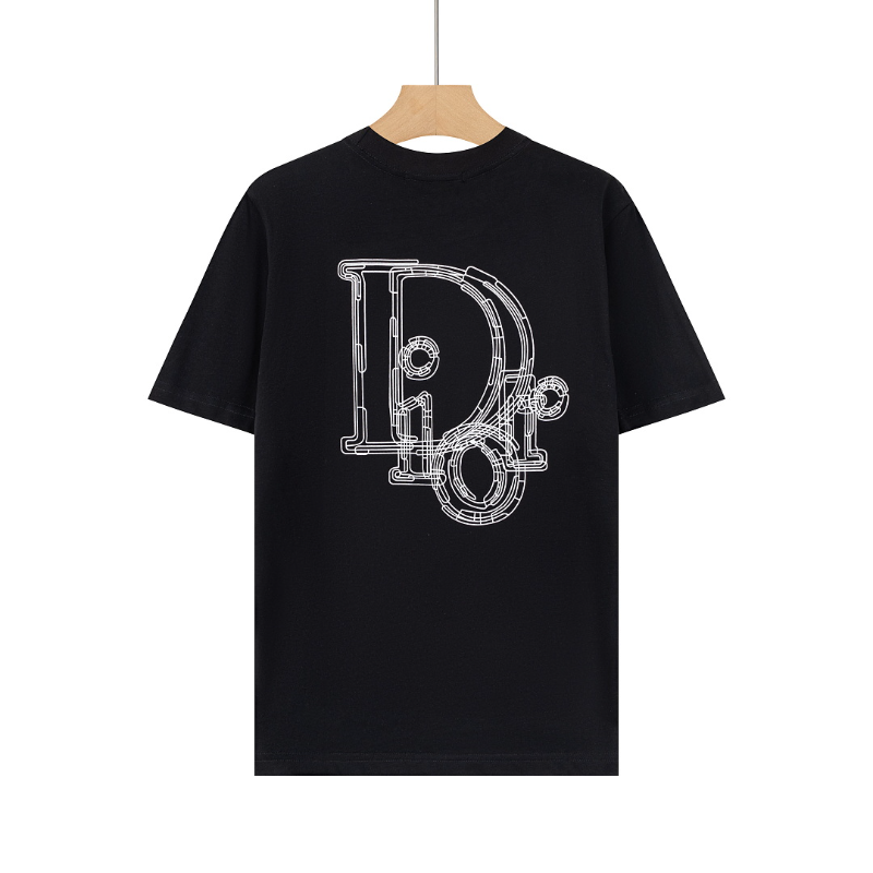 DIC42  New men's and women's summer pure cotton short sleeved top clothing
