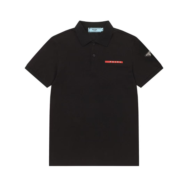 PRC10 New Summer Men's Polo Top with High Quality Beaded Pulling Frame Cotton Fabric Clothing