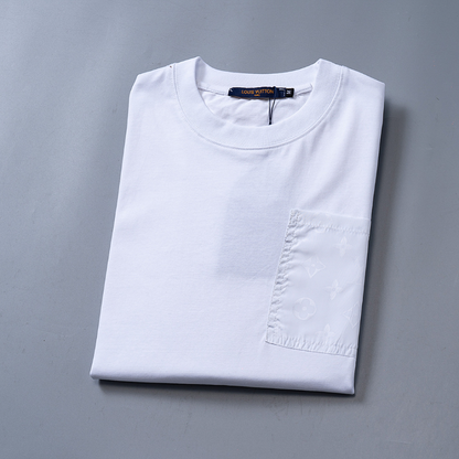LVC121 New men's summer pure cotton short sleeved top+shorts two-piece outfit Clothing