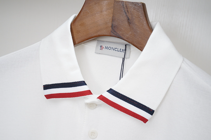 MOC039  New high-quality men's short sleeved polo shirt clothing