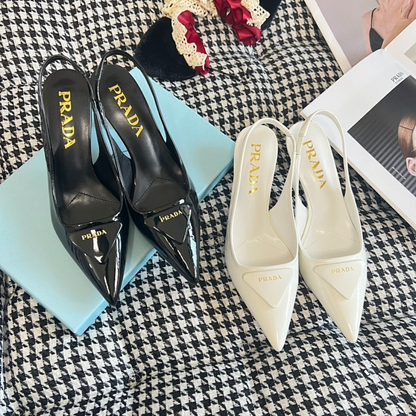 MPS7 Synthetic Leather Heel 7CM Women shoes 35-40 With box