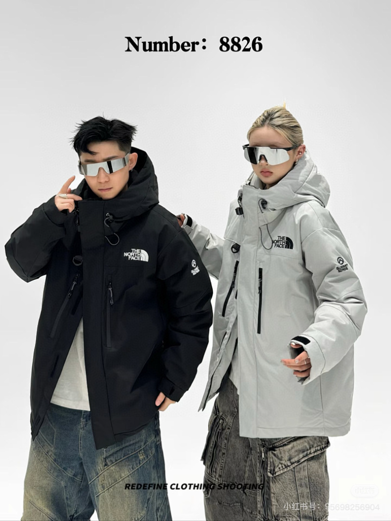 110056  New Men's and Women's North 3-in-1 Detachable Down Jacket Clothes
