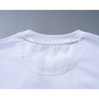 LVC122 New men's and women's summer pure cotton short sleeved top clothing