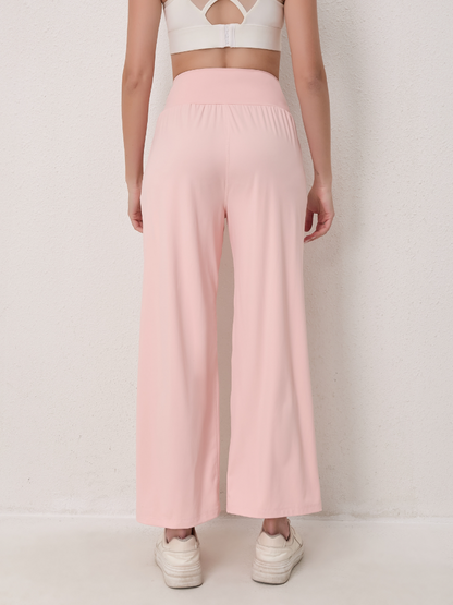 zalo3121  Women's loose yoga pants, super elastic straight leg pants, wide leg pants, clothing