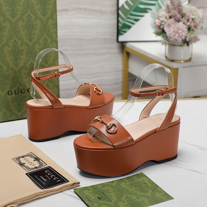 JHGS20 Slipper 8CM Heel Size 35-42 Leather Shoes with box