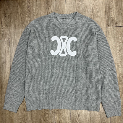 CEC1  Autumn and winter new high-quality men's and women's fashion brand new sweater jacquard letter clothing