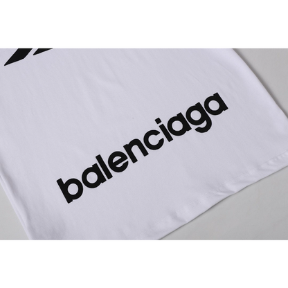 BAC32 New Men's and Women's Summer Short sleeved Cotton T-shirt Embroidered Craft Clothing