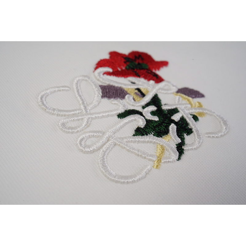 LOC46  New men's and women's summer pure cotton tops with T embroidery clothing