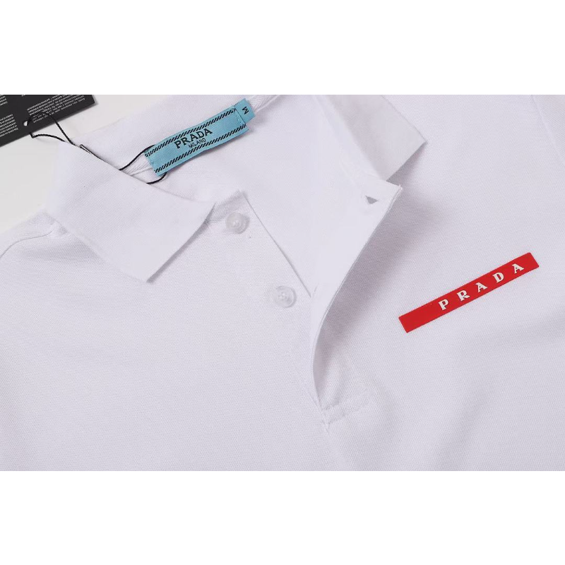 PRC10 New Summer Men's Polo Top with High Quality Beaded Pulling Frame Cotton Fabric Clothing