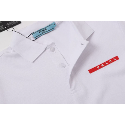 PRC10 New Summer Men's Polo Top with High Quality Beaded Pulling Frame Cotton Fabric Clothing