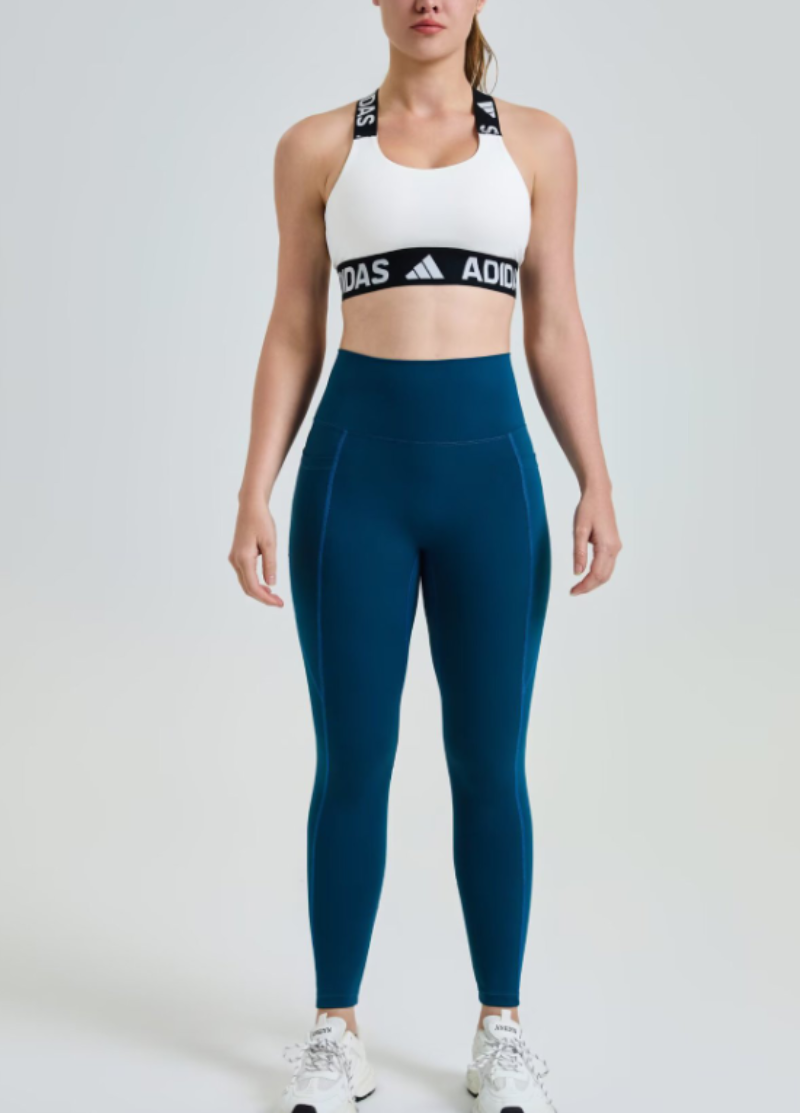 zalo3120   Women's nude yoga pants with pockets, tight fitting high waisted shark pants clothing