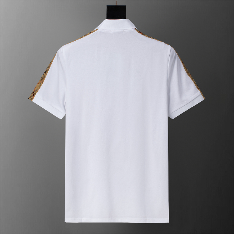 BUC050 New men's summer pure cotton polo top+shorts two-piece outfit clothing