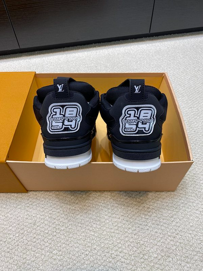OLS45 Real Leather Women35-40 Man40-45 Sneakers shoes With box