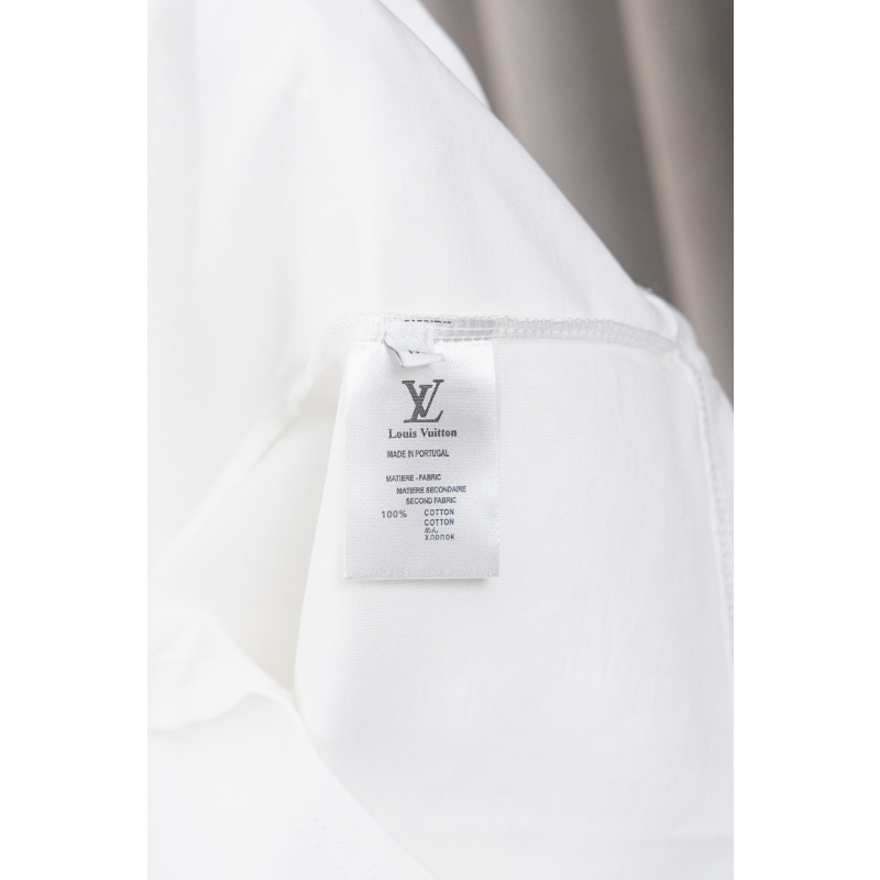 LVC049 New men's and women's summer pure cotton top T-shirt clothing