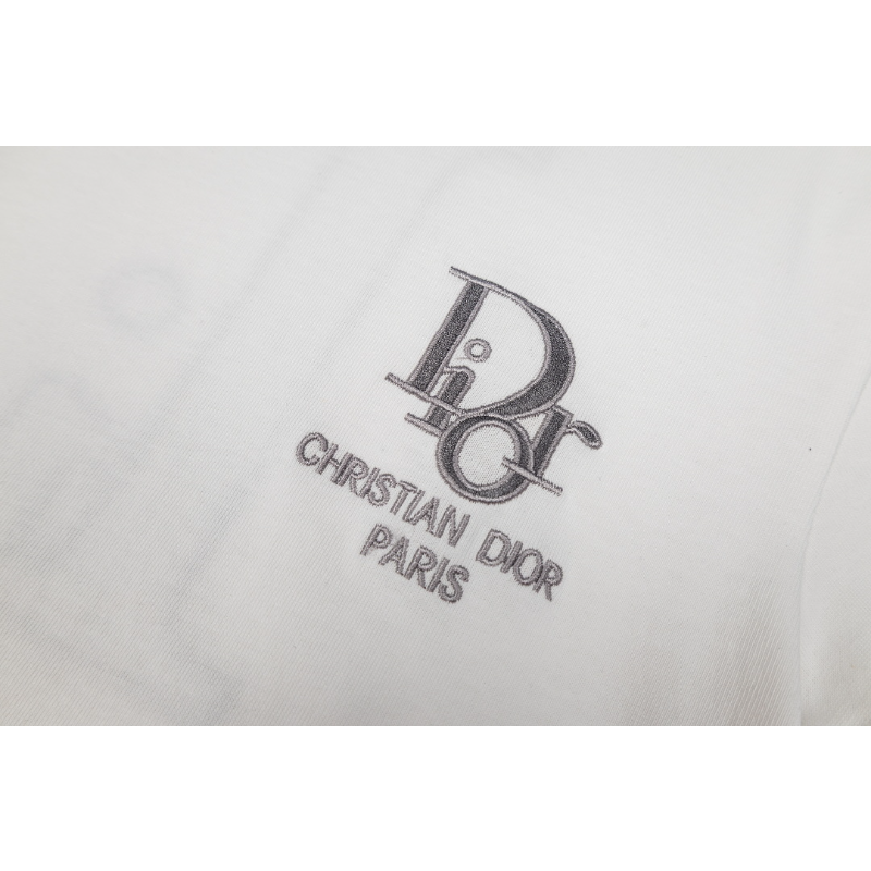 DIC40 New men's and women's summer pure cotton short sleeved top clothing