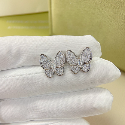 VAE54  Women's New Full Diamond Butterfly Earnail Jewelry