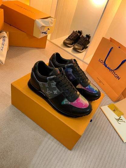 OLS44 Leather women 35-42 And men 40-46 sneakers shoes With box