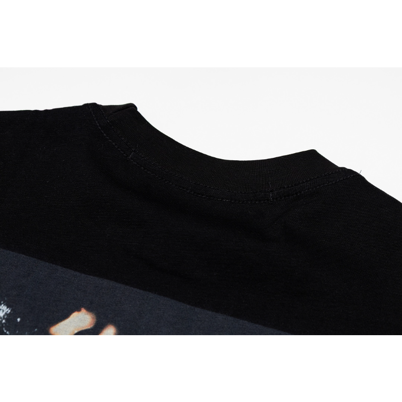 OFFC10  New men's and women's summer pure cotton short sleeved top clothing