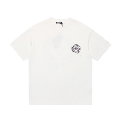 KLC32  New high-quality men's and women's summer pure cotton T-shirt short sleeved top clothing