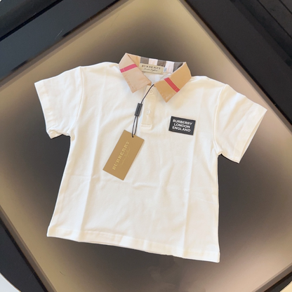 TBUC15  New Boys' Summer Cotton Polo Top+Cotton Shorts Set Clothing