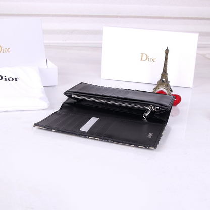 LDP43 Leather Wallets 17.5-8.5-1.5CM with box