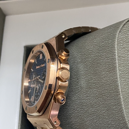 RW79  Men's  rose gold  mechanical watch with 316L steel case 41MM
