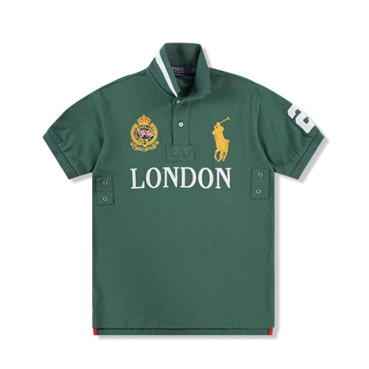 PPC2 summer polo shirt collar embroidered city style top t-shirt polo short sleeved shirt