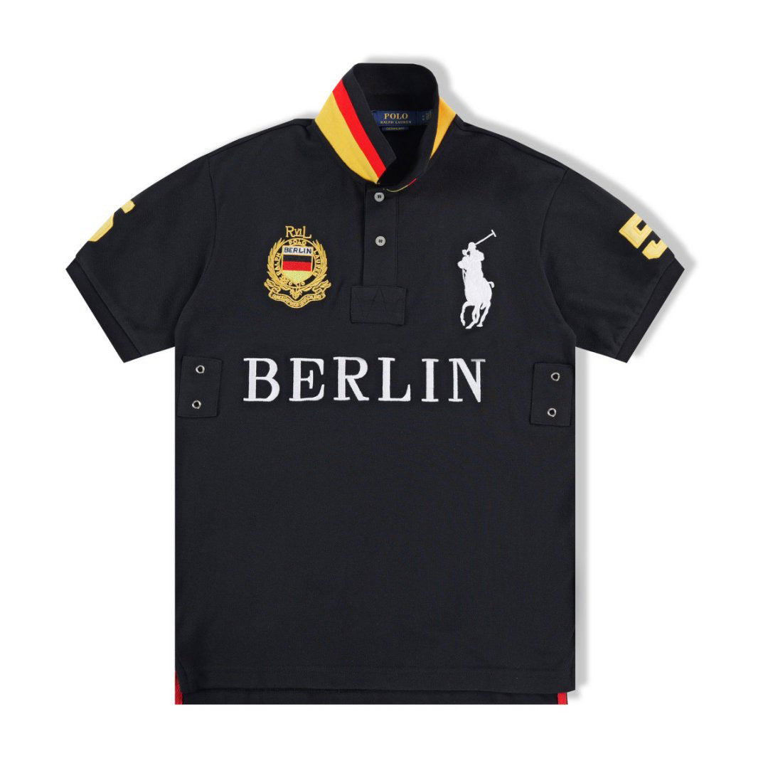 PPC2 summer polo shirt collar embroidered city style top t-shirt polo short sleeved shirt