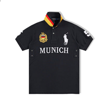 PPC2 summer polo shirt collar embroidered city style top t-shirt polo short sleeved shirt