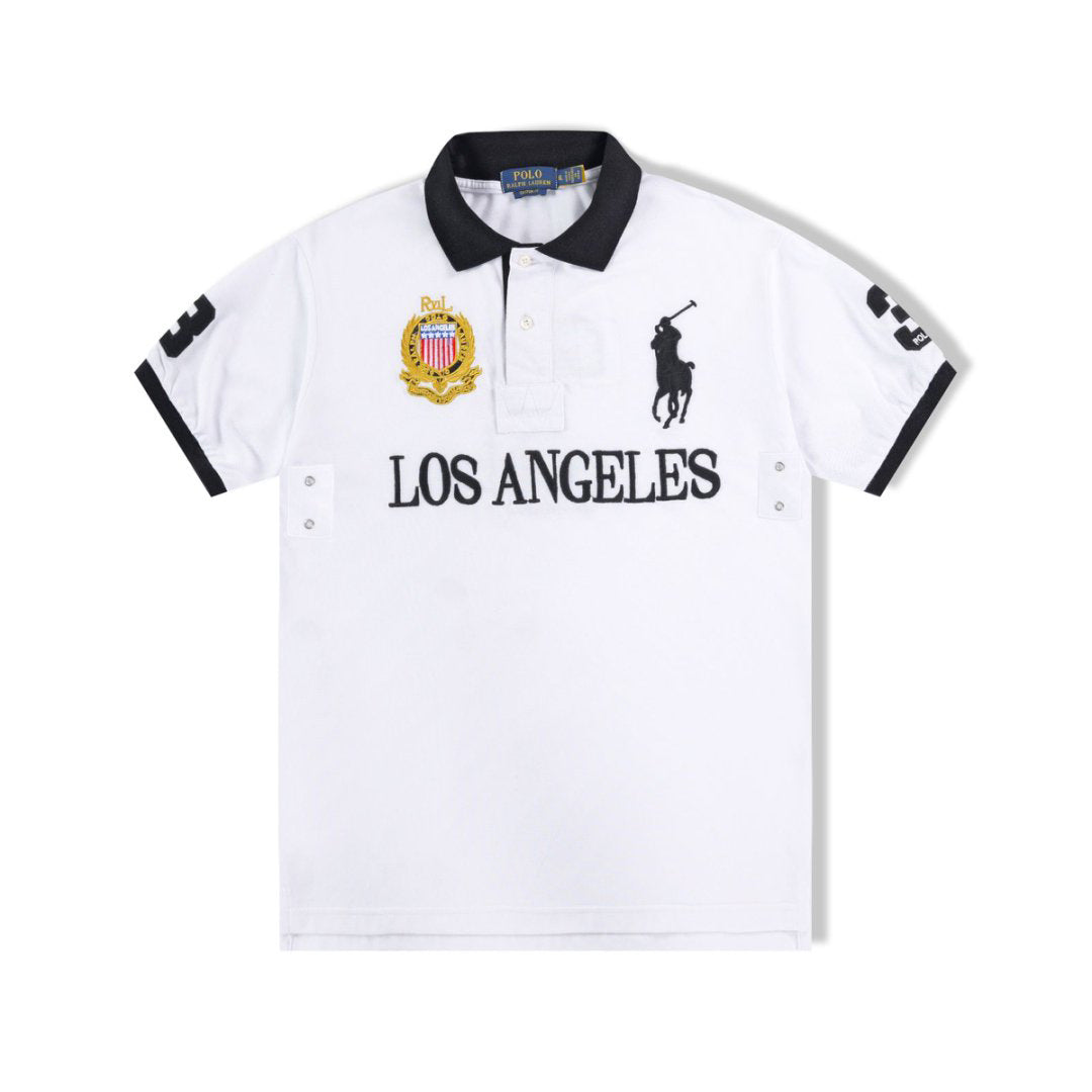 PPC2 summer polo shirt collar embroidered city style top t-shirt polo short sleeved shirt