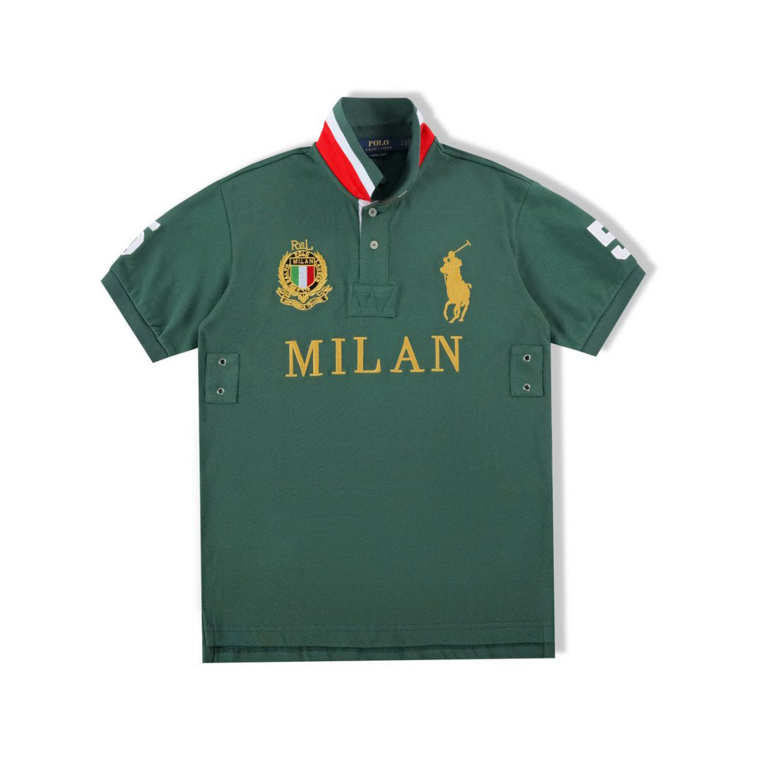 PPC2 summer polo shirt collar embroidered city style top t-shirt polo short sleeved shirt