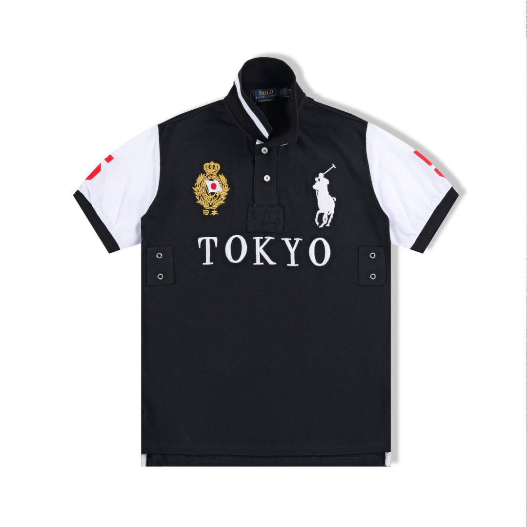 PPC2 summer polo shirt collar embroidered city style top t-shirt polo short sleeved shirt