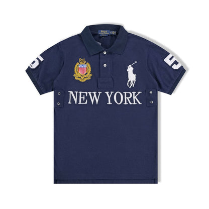 PPC2 summer polo shirt collar embroidered city style top t-shirt polo short sleeved shirt