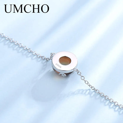 925 Sterling Silver Bracelet Aurora Stone Adjustable Bangle for Women Elegant Woman‘s Bracelets