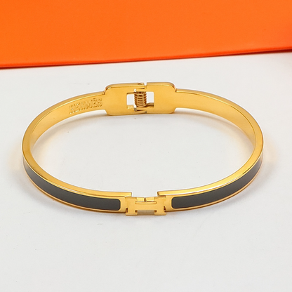 HB58 Narrow Edition H Letter Titanium Steel Bracelet for women jewelry