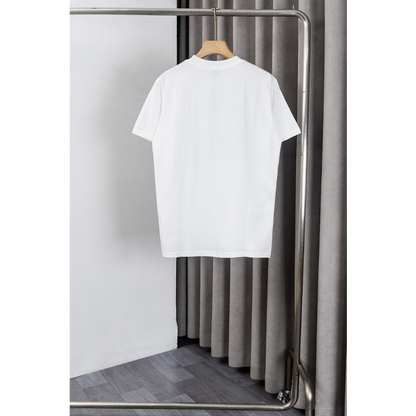 BUC040 New men's and women's summer pure cotton top T-shirt clothing