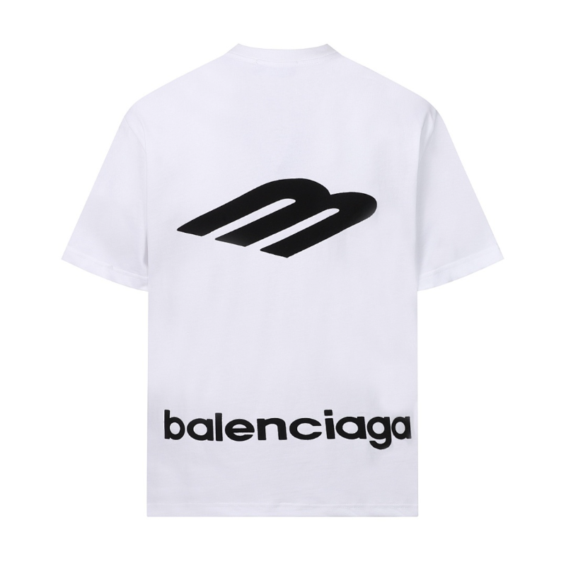 BAC32 New Men's and Women's Summer Short sleeved Cotton T-shirt Embroidered Craft Clothing