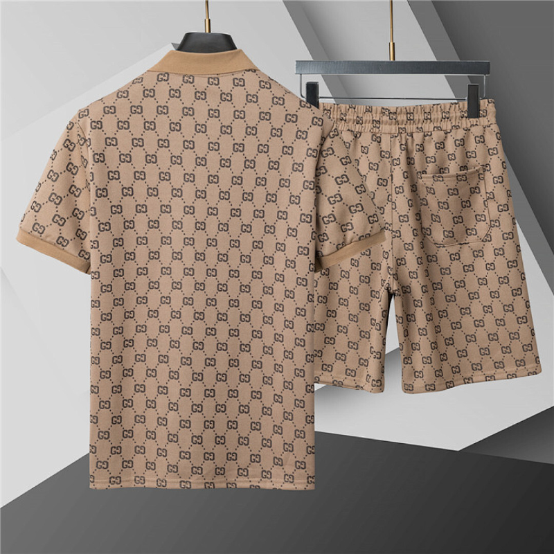 GUC15  New men's summer pure cotton set clothes+shorts clothing
