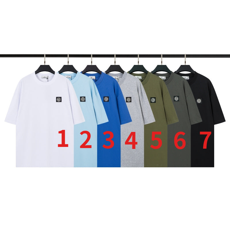 STC26  Men's and women's summer short-sleeved T-shirt clothes