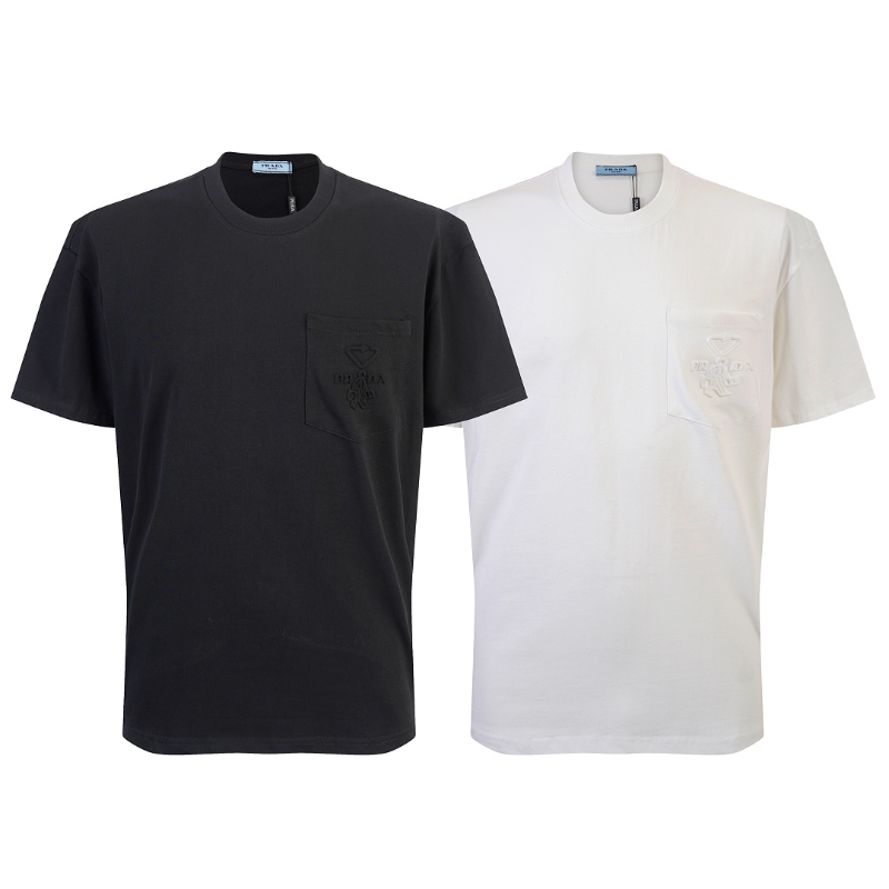 PRC31 New men's and women's summer pure cotton top T-shirt Clothing
