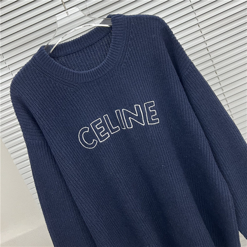 CEC4  Autumn and winter new high-quality men's and women's fashion brand new sweater jacquard letter clothing